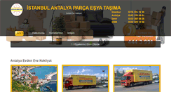 Desktop Screenshot of antalyanakliyat.com.tr