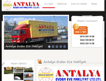 Tablet Screenshot of antalyanakliyat.com